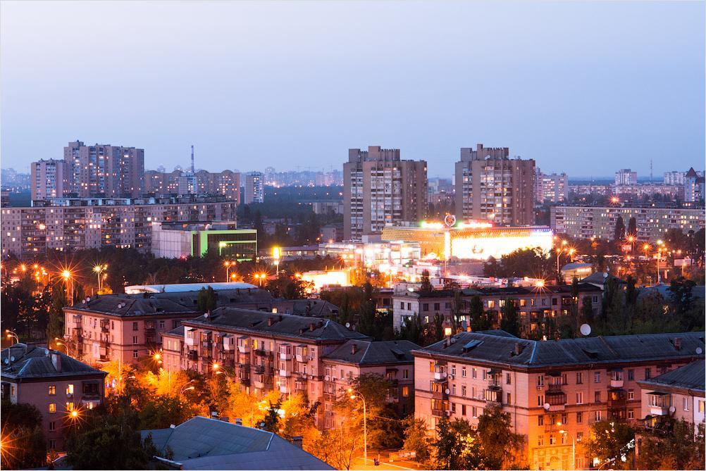 Однокомнатная Квартира На Улице Попудренко Kiev Exteriör bild